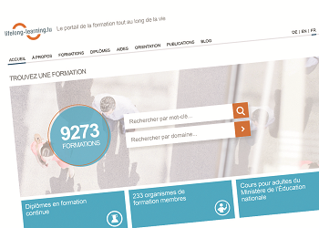 Une nouvelle homepage pour trouver sa formation